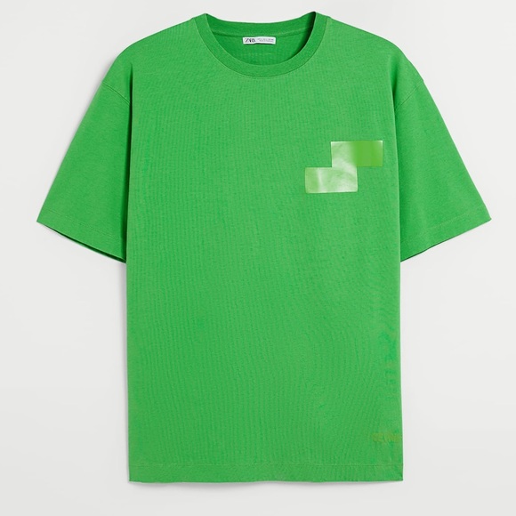 Zara | Shirts | Zara Tetris Tee Nwt 